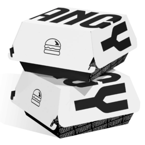 Pudełko na burgera Fancy - 50 szt